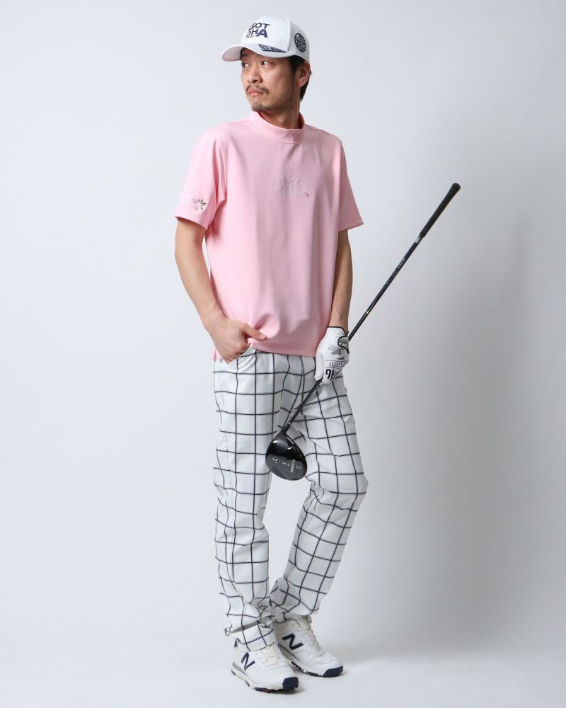 ピンク：180cm67kg(Lサイズ着用)