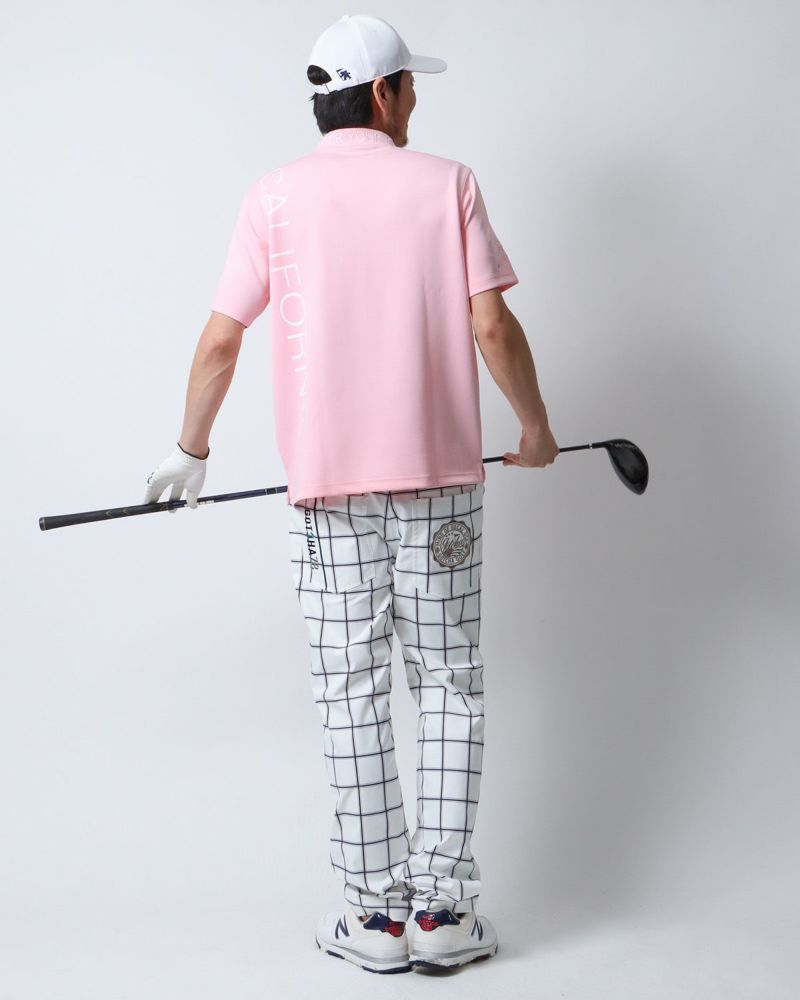 マックレガー　ライトウェイトモックネックTシャツ　ピンク atmos pink x MONICHIKI HOUSE Address T-Shirt PINK（アトモス