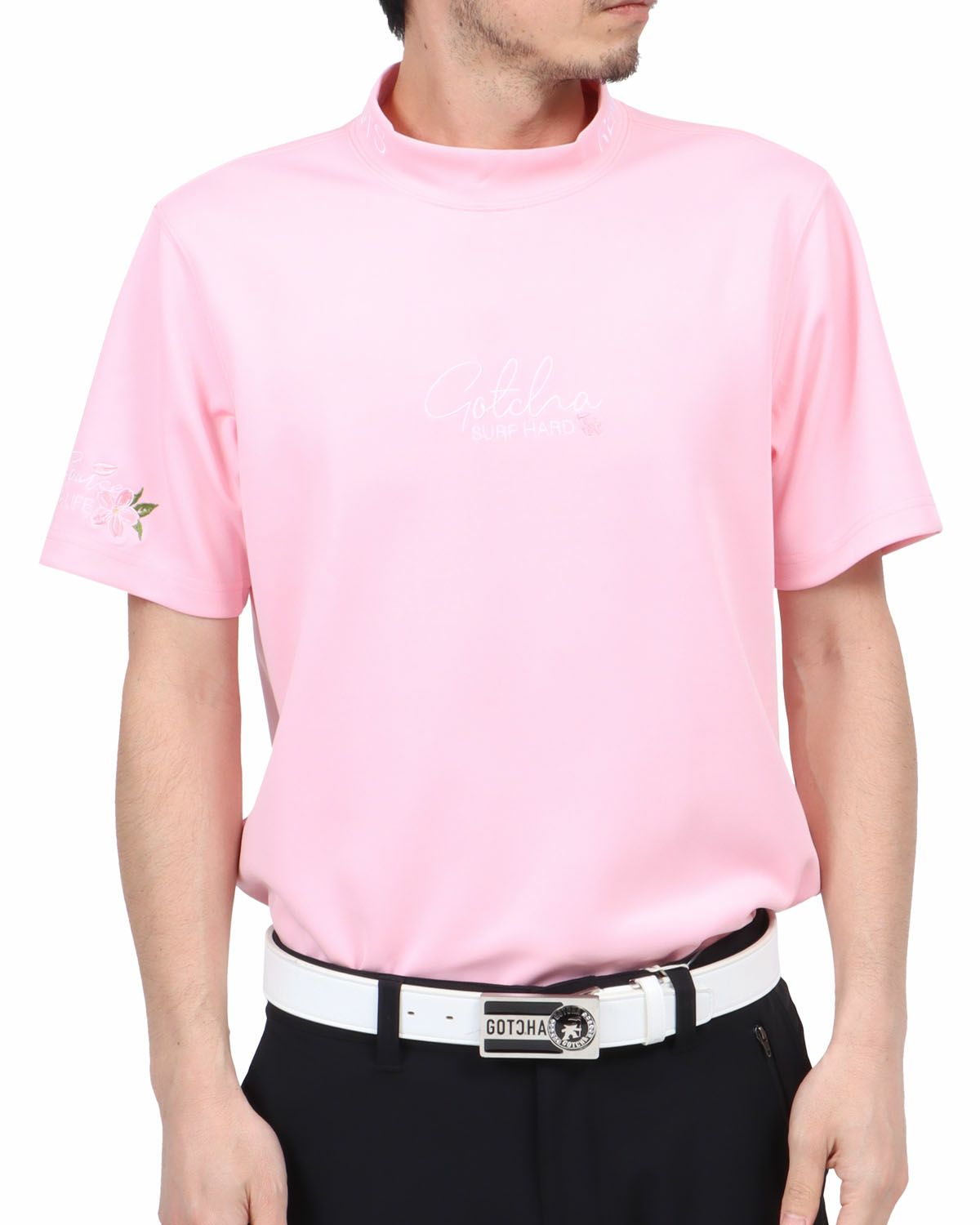 ピンク：180cm67kg(Lサイズ着用)