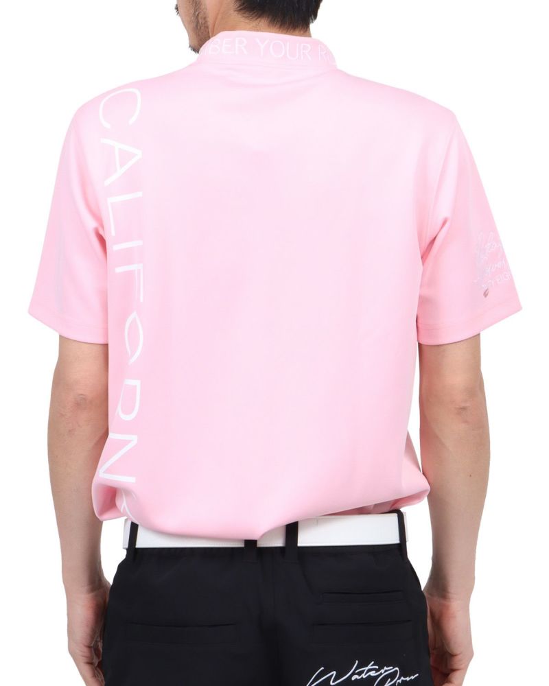 【新品未使用品】CPG GOLFモックネック　ピンク V12 - S/JAQUARD MOCK | モックネックシャツ | ピンク