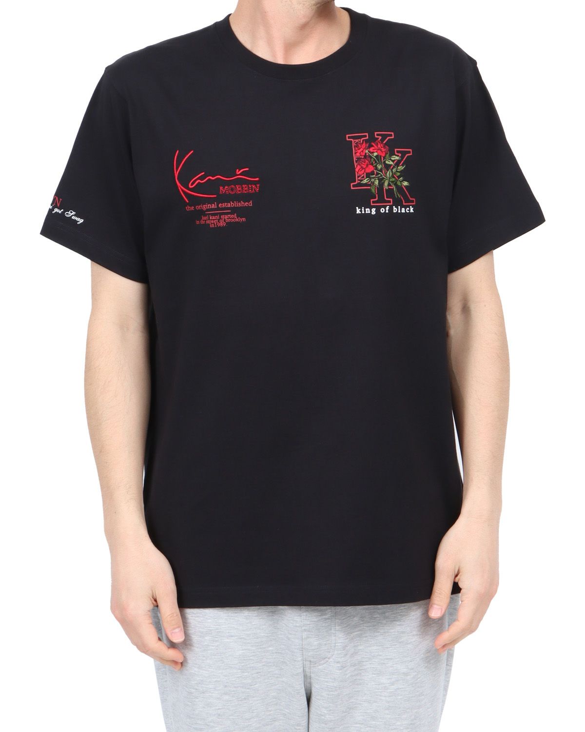 ブラック：180cm67kg(Lサイズ着用)