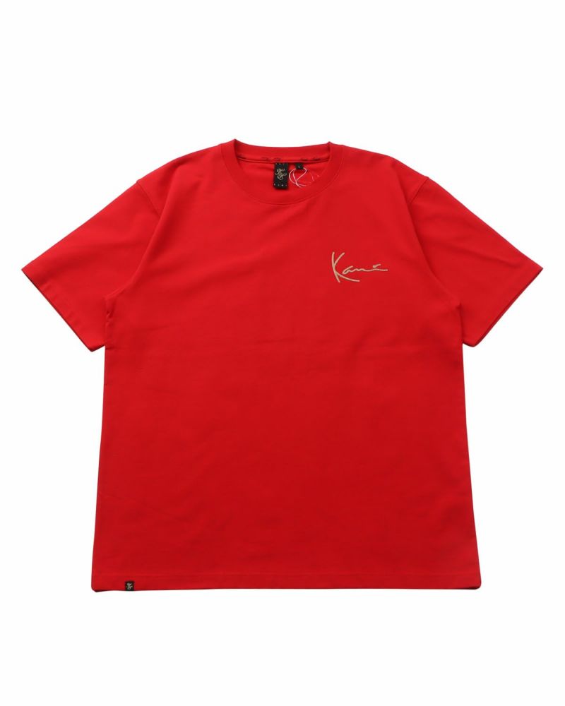 Karl Kani] ゴールド メタル ロゴ クルー Tシャツ | PEET ONLINE