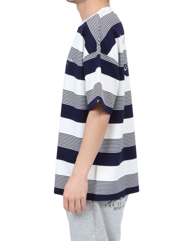 Karl Kani] ドロップショルダー ボーダー Tシャツ | PEET ONLINE