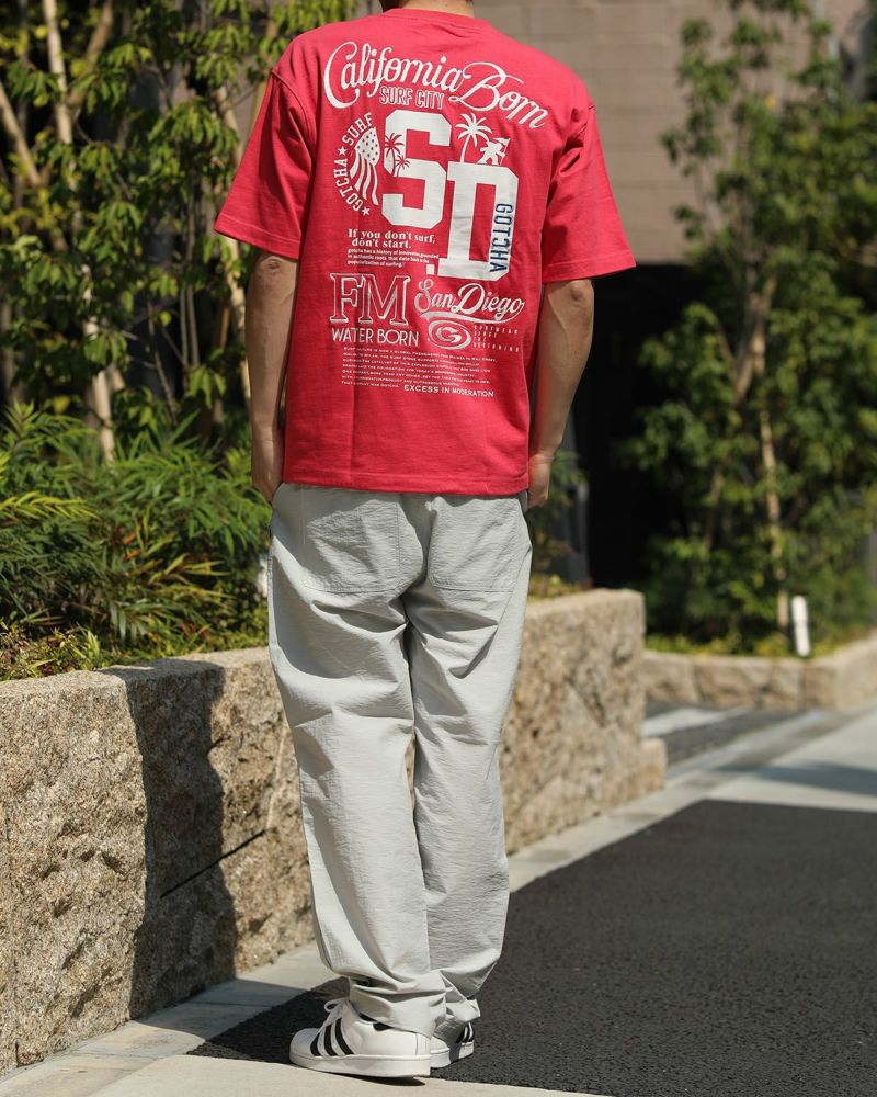 ライトグレー：168cm/56kg(Lサイズ着用）