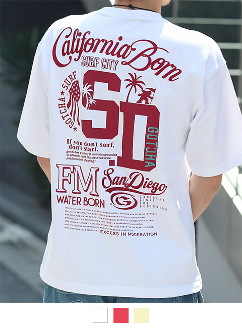 ホワイト：180cm67kg(Lサイズ着用)