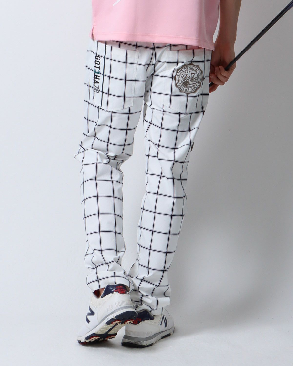 ホワイト：180cm67kg(Lサイズ着用)