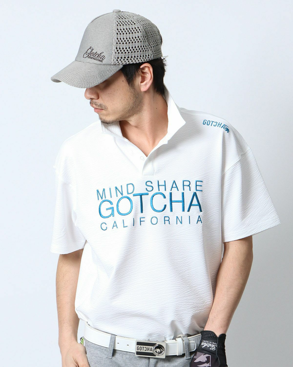 ホワイト：180cm67kg(Lサイズ着用)