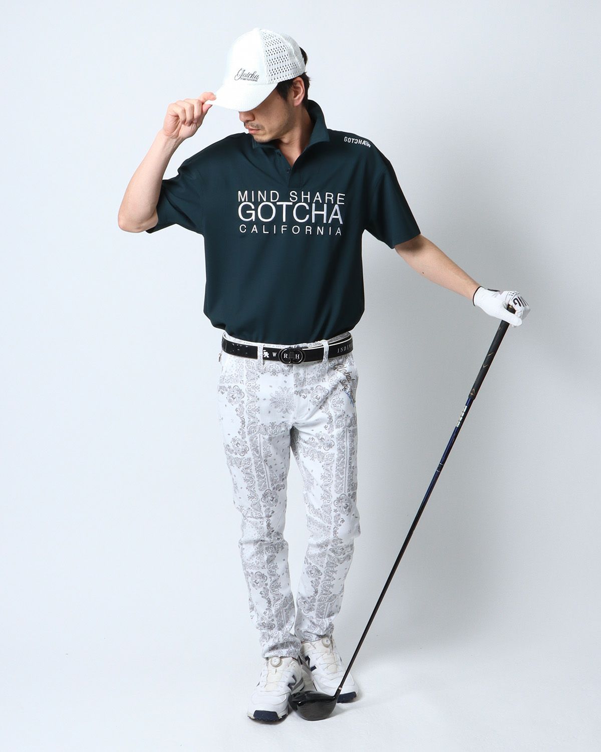 ダークグリーン：180cm67kg(Lサイズ着用)