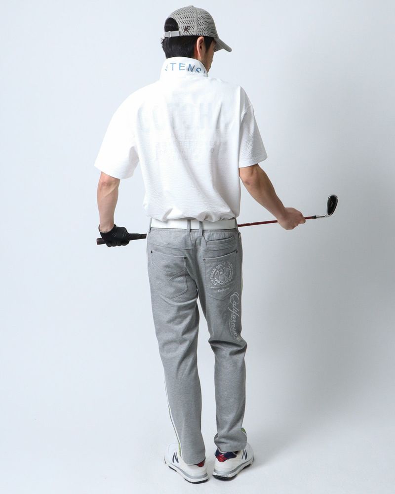 ホワイト：180cm67kg(Lサイズ着用)