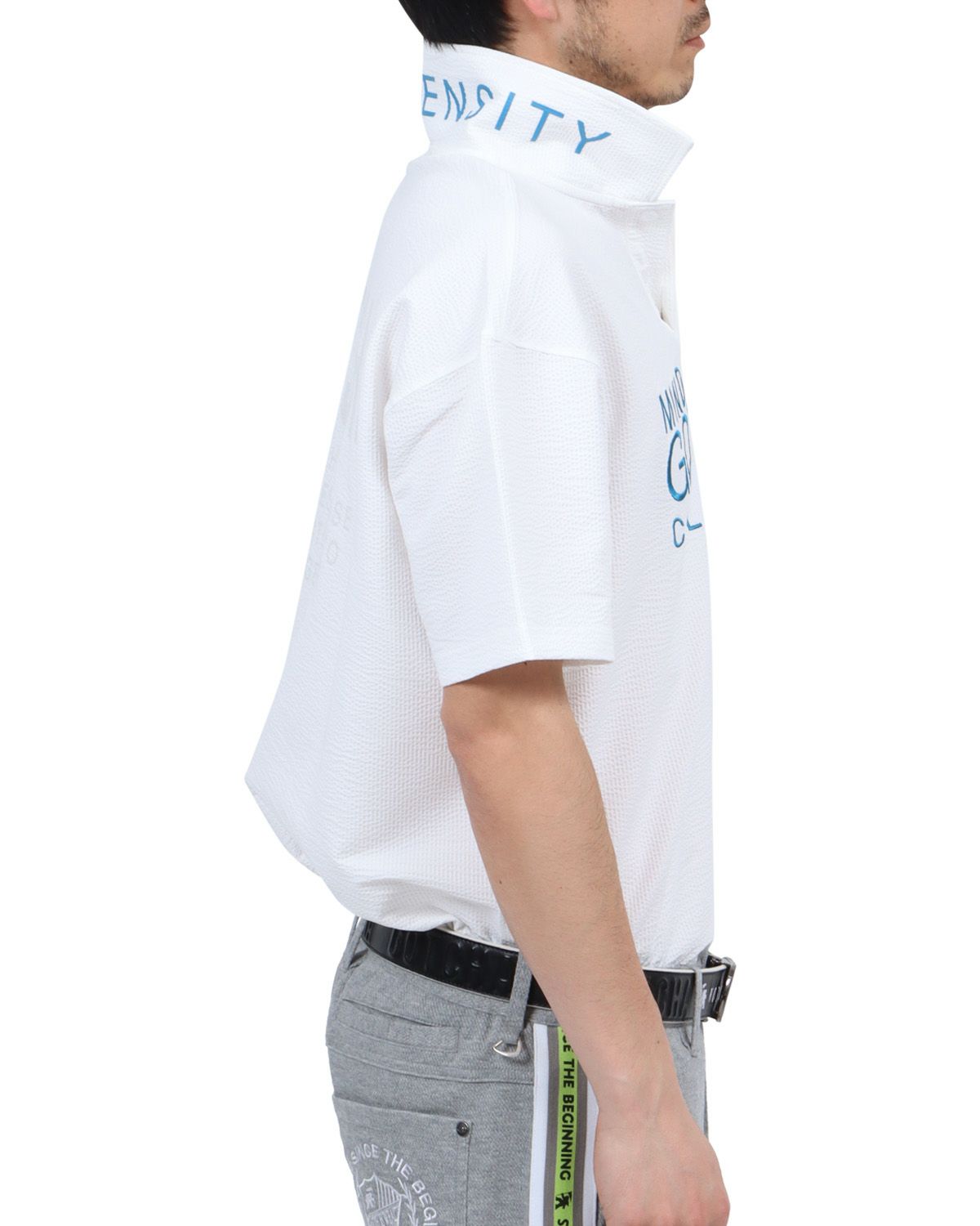 ホワイト：180cm67kg(Lサイズ着用)