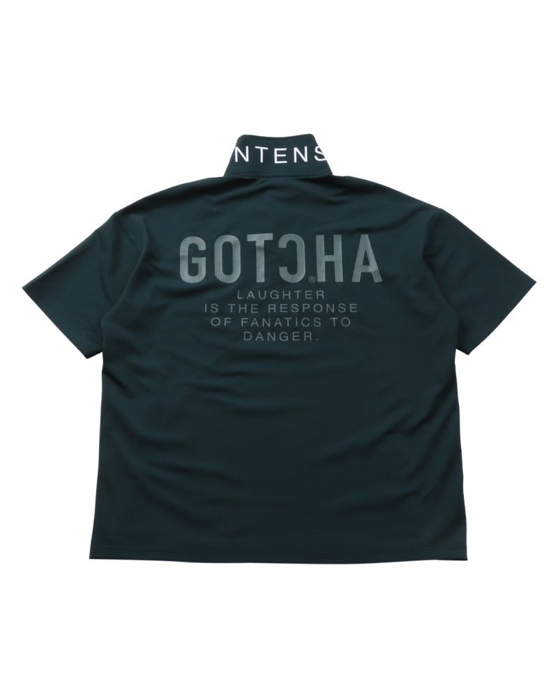 GOTCHA GOLF] DRY ドロップショルダー ロゴ ポロシャツ | PEET