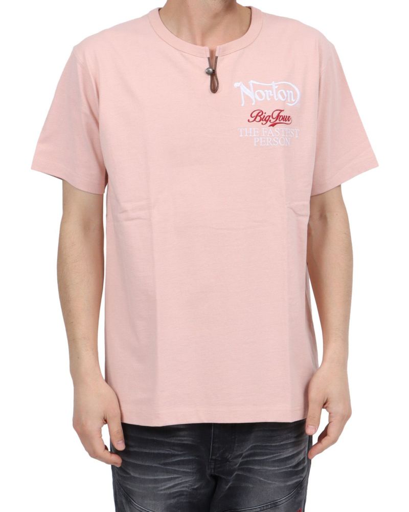 ピンクグレー：180cm67kg(Lサイズ着用)