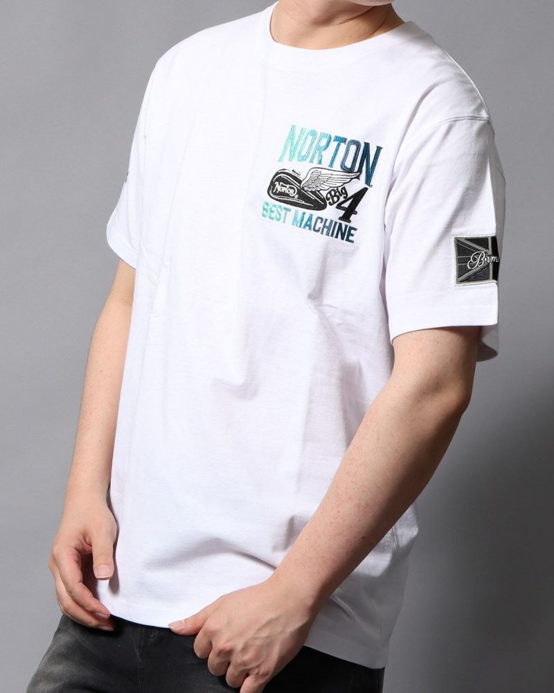 ホワイト：178cm/75kg(Lサイズ着用)