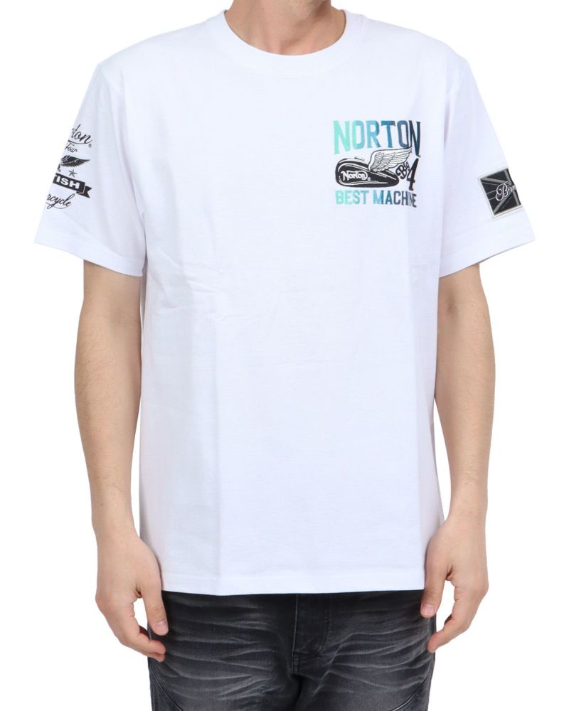 ホワイト：180cm67kg(Lサイズ着用)