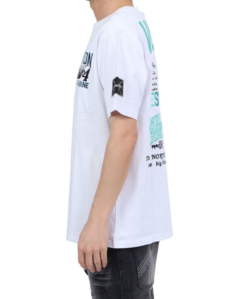 ホワイト：180cm67kg(Lサイズ着用)