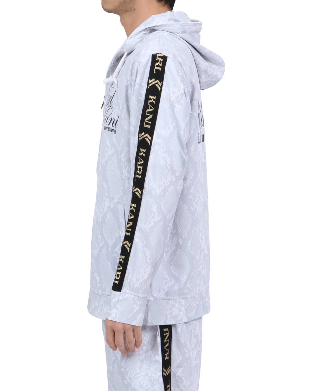 ホワイト：180cm67kg(Lサイズ着用)