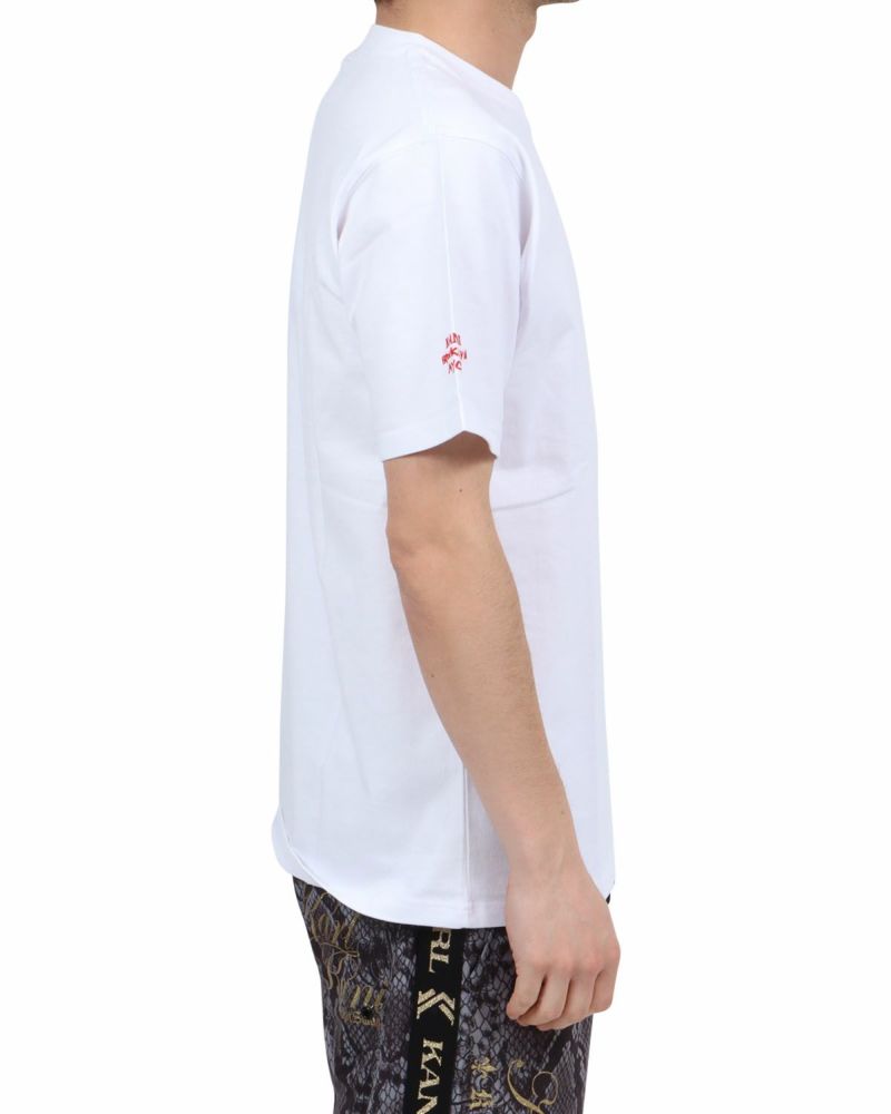 ホワイト：180cm67kg(Lサイズ着用)