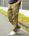 カーキ：180cm67kg(Lサイズ裾絞りバージョン着用)