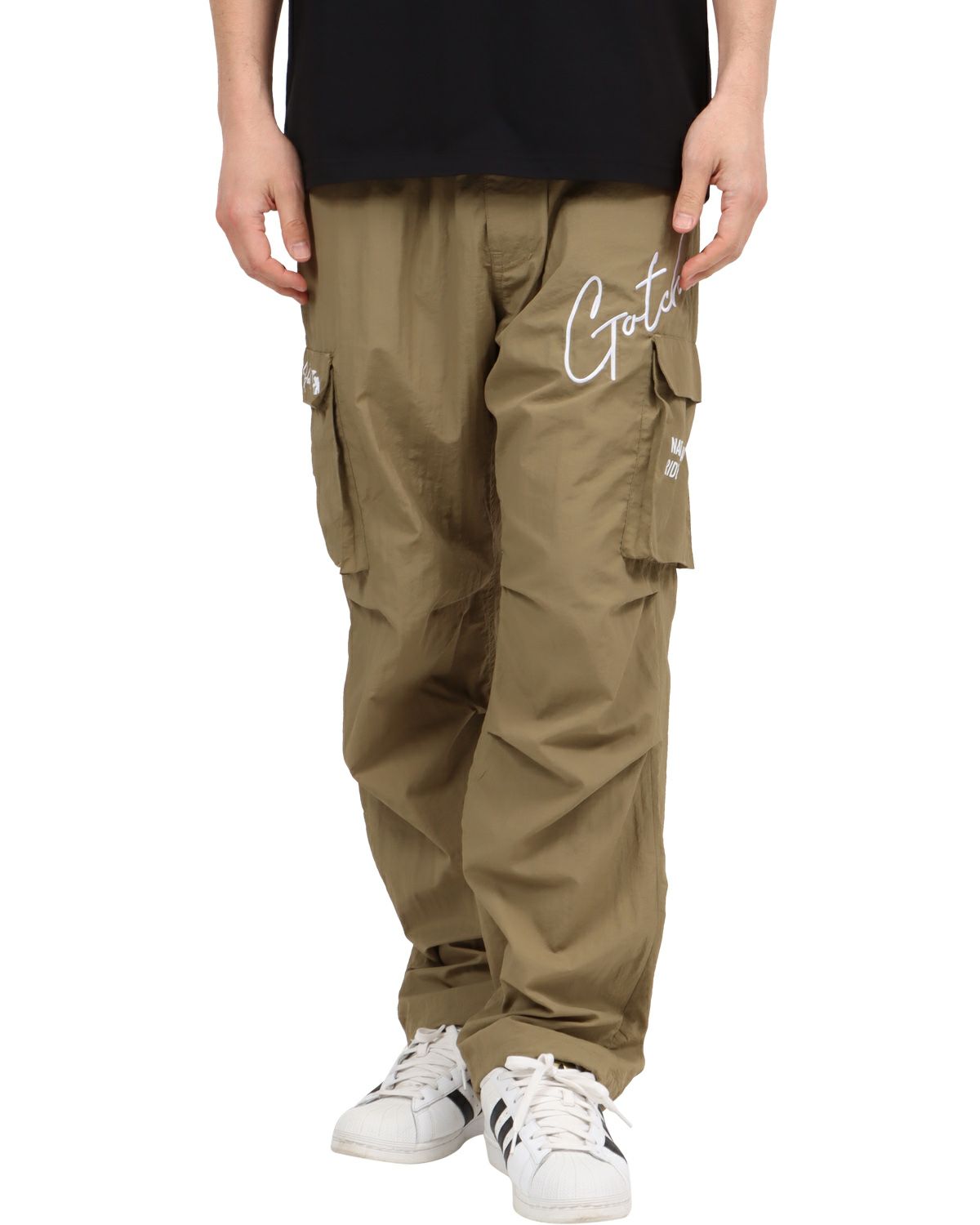 カーキ：180cm67kg(Lサイズ着用)