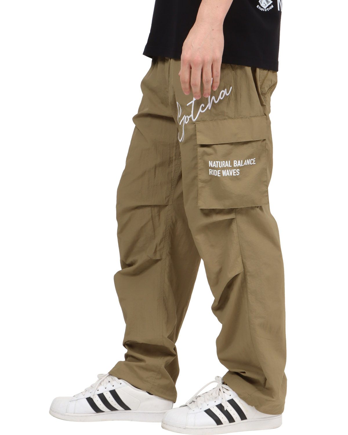 カーキ：180cm67kg(Lサイズ着用)