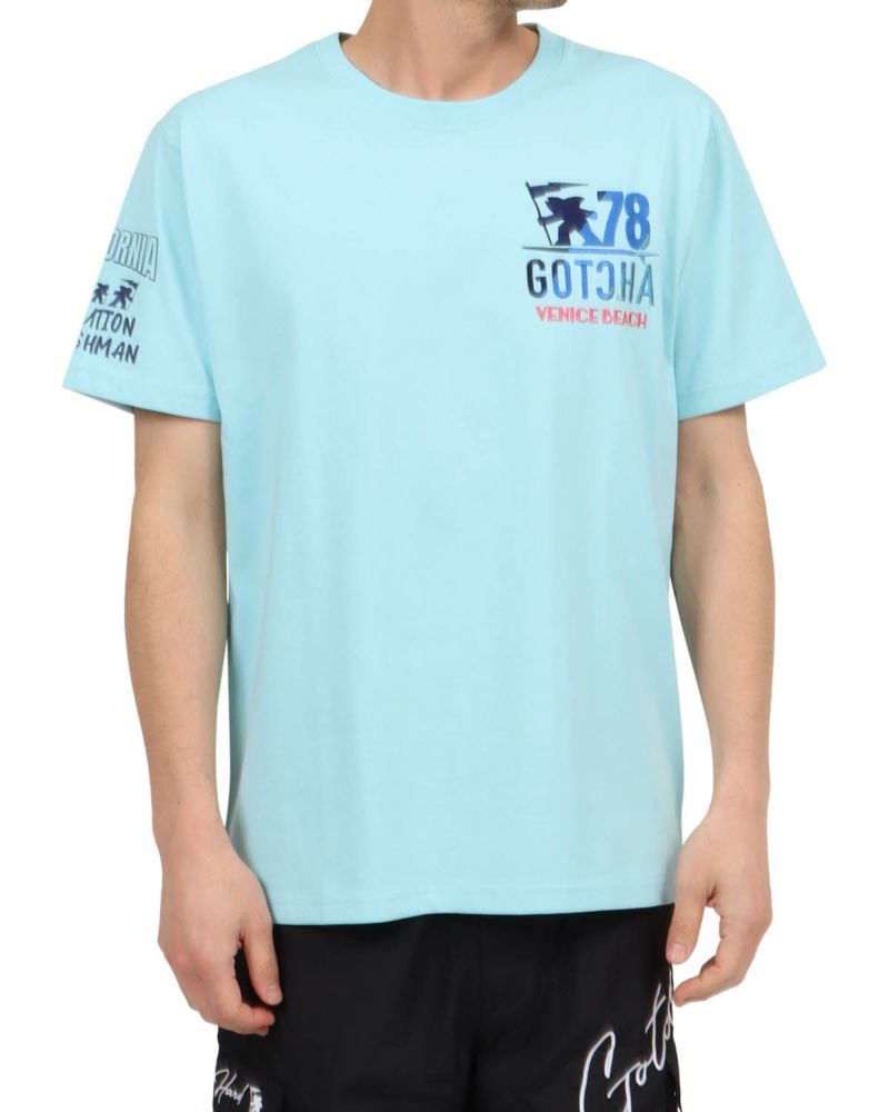 ミントグリーン：180cm67kg(Lサイズ着用)