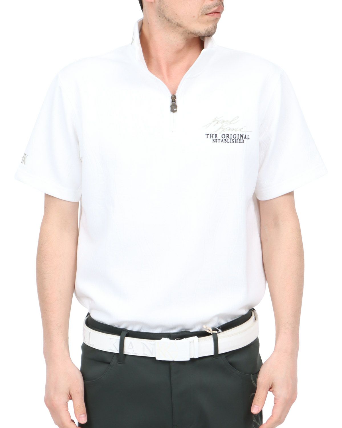 ホワイト：180cm67kg(Lサイズ着用)