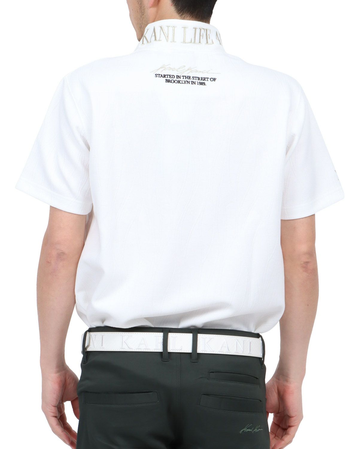 ホワイト：180cm67kg(Lサイズ着用)