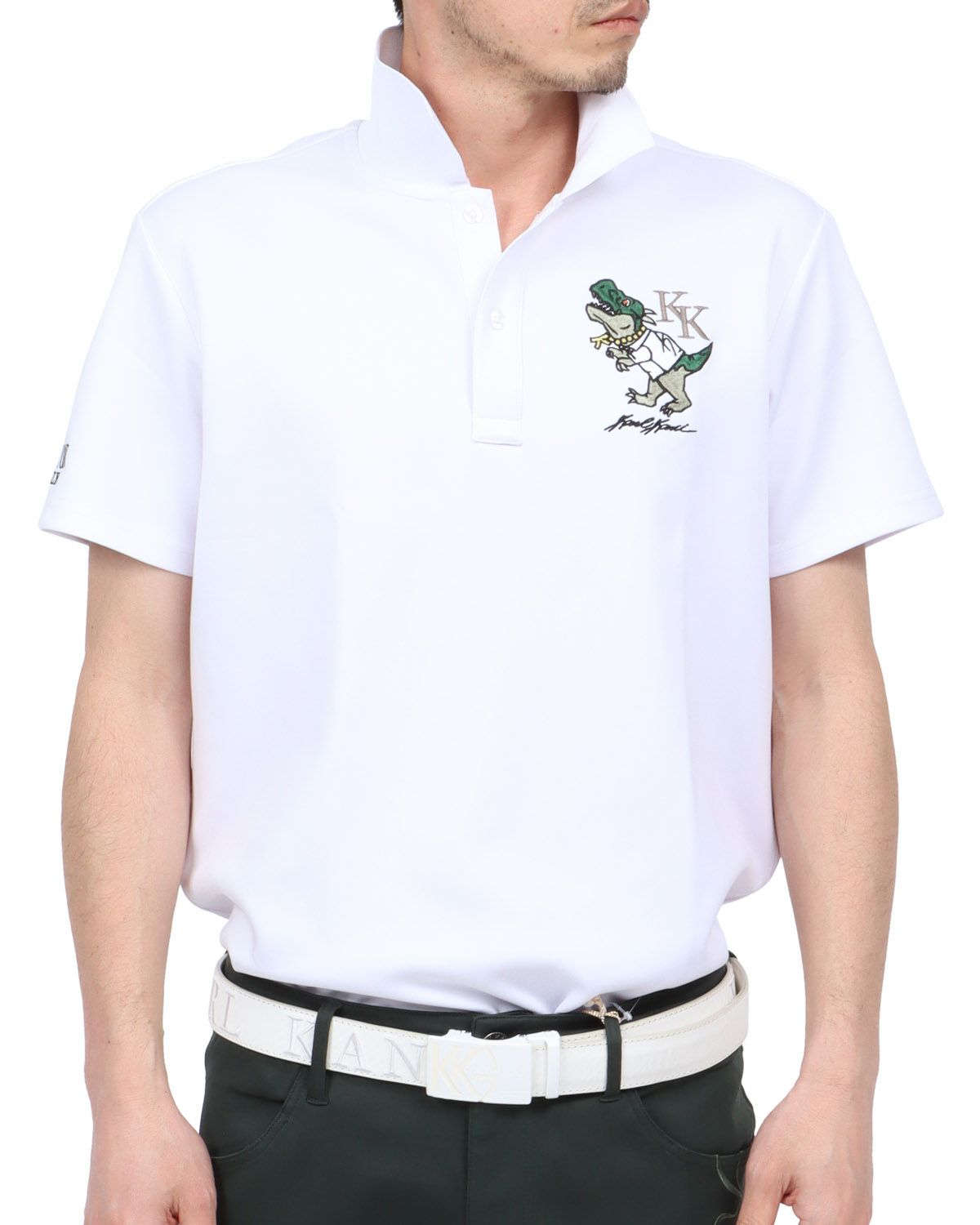 ホワイト：180cm67kg(Lサイズ着用)