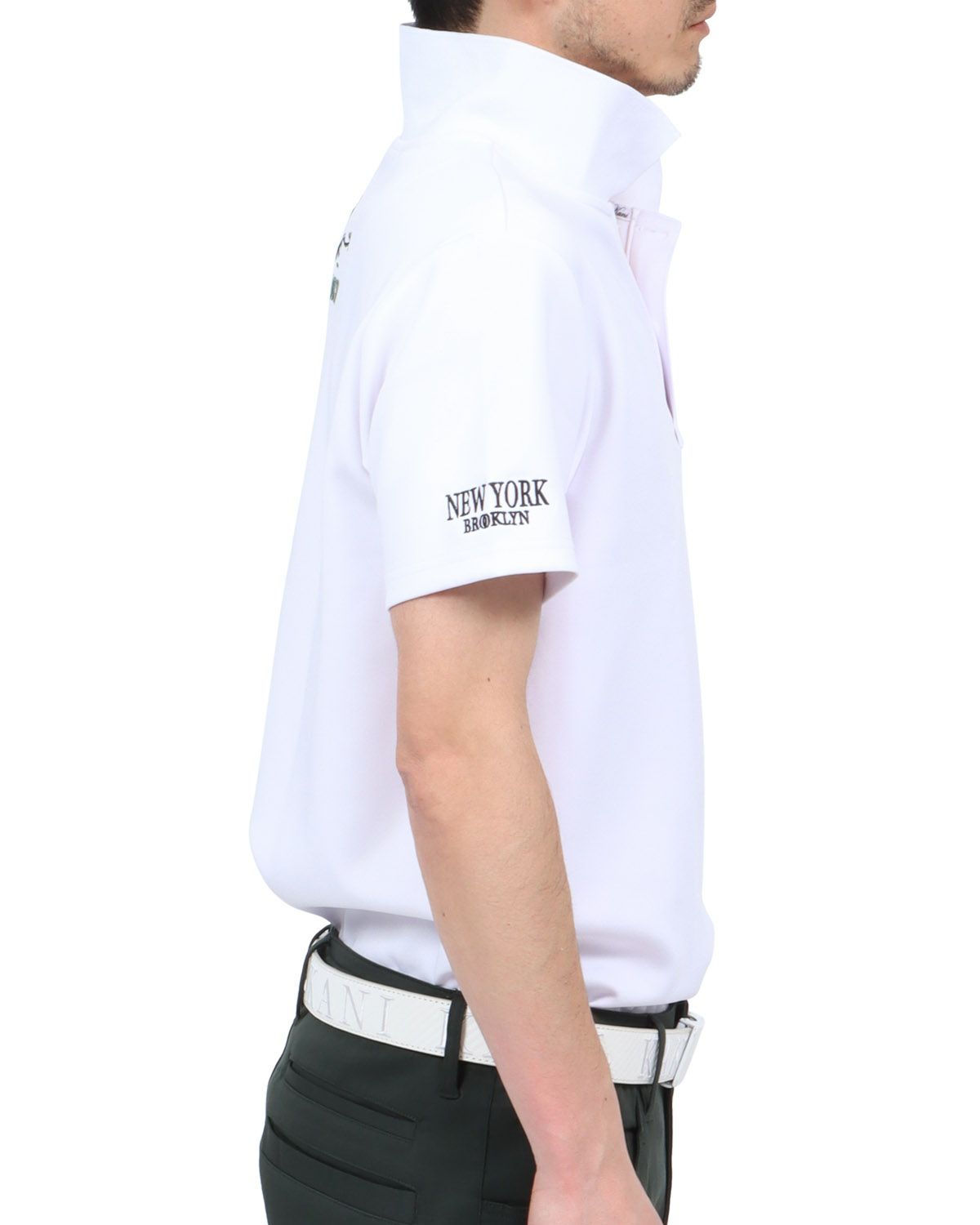 ホワイト：180cm67kg(Lサイズ着用)