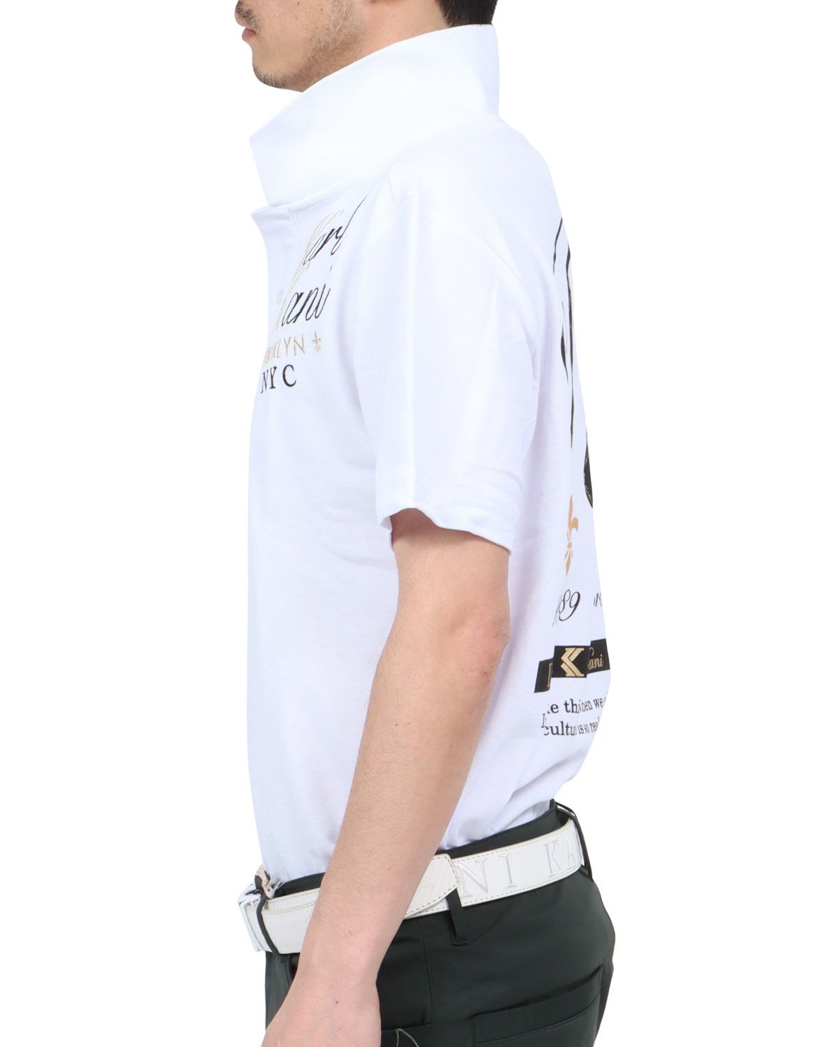 ホワイト：180cm67kg(Lサイズ着用)