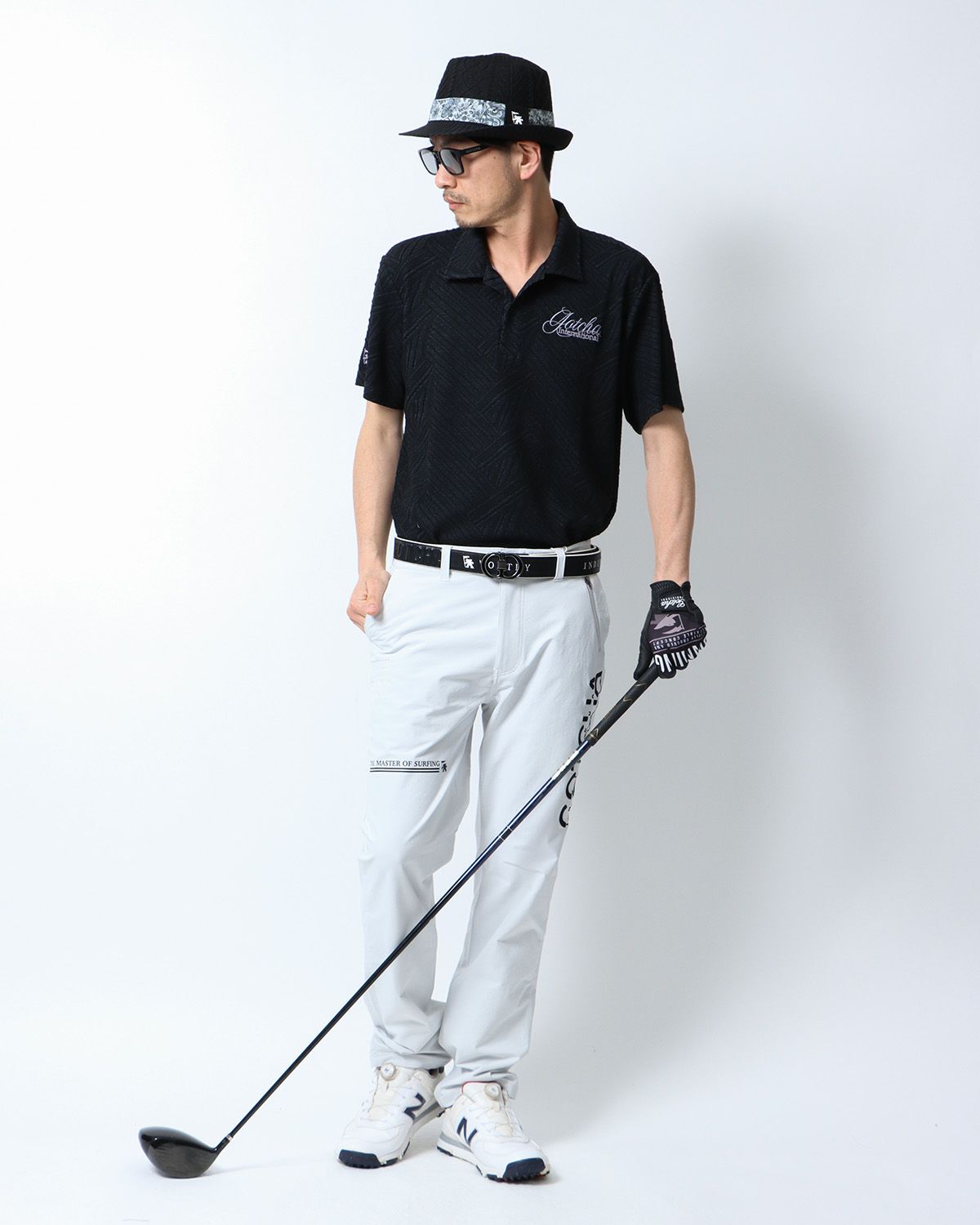 ホワイト：180cm67kg(Lサイズ着用)