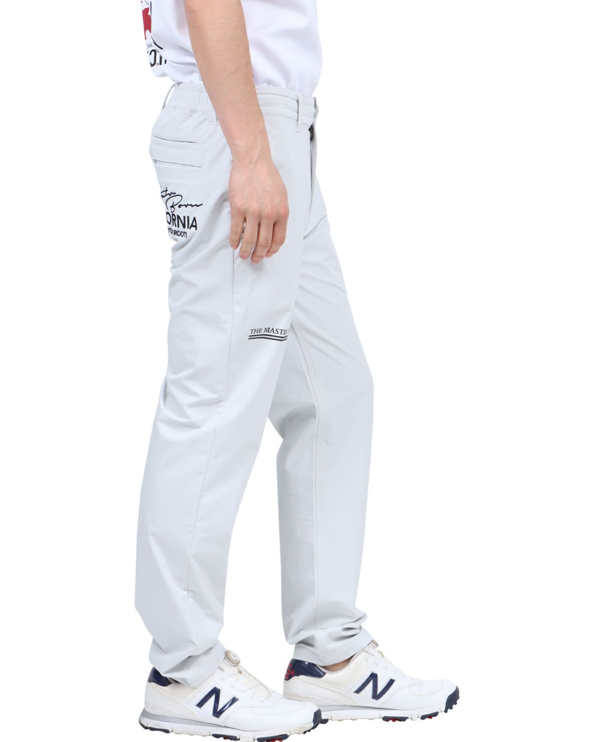 ホワイト：180cm67kg(Lサイズ着用)