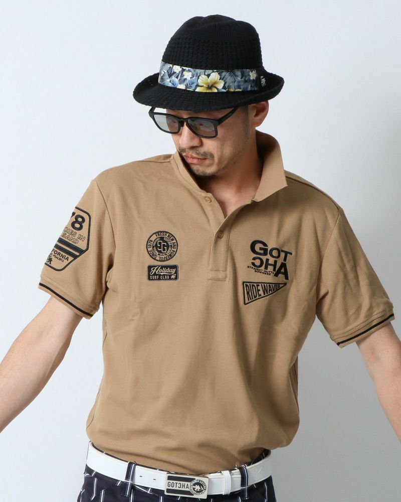 ベージュ：180cm67kg(Lサイズ着用)