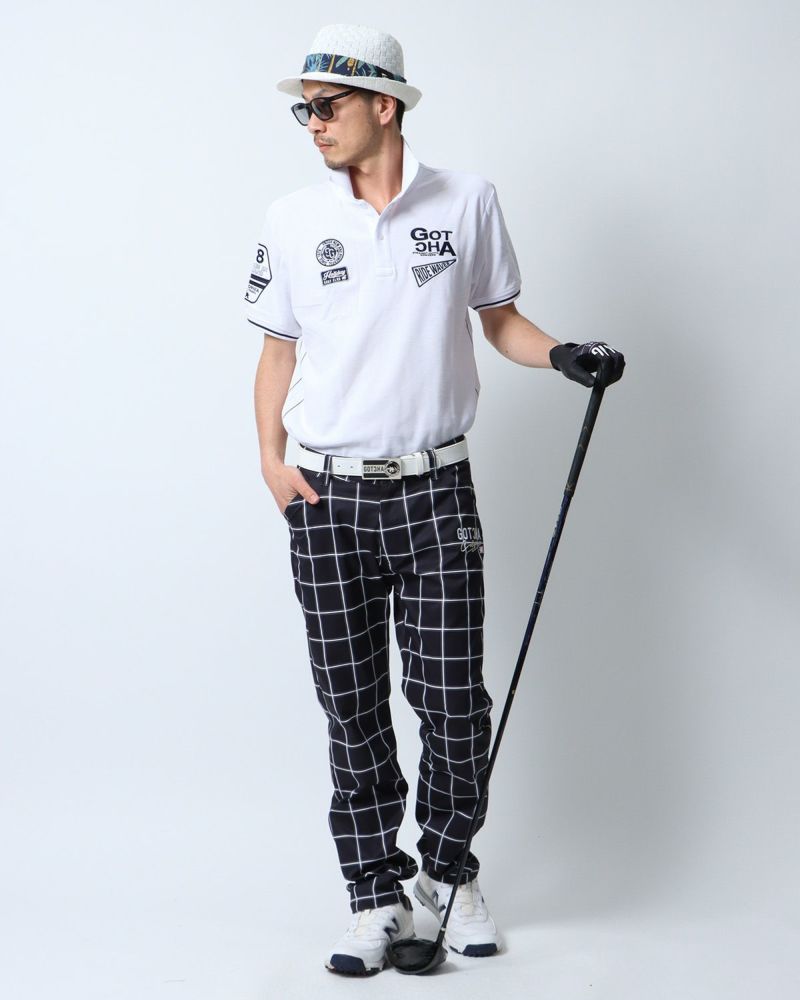 ホワイト：180cm67kg(Lサイズ着用)