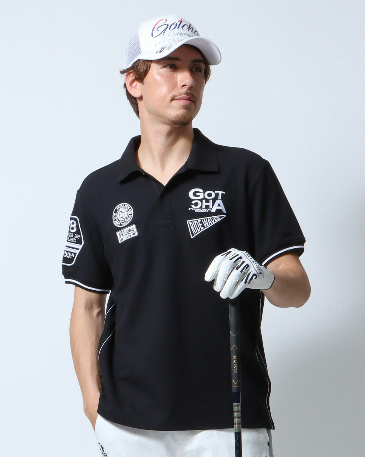 ブラック：180cm70kg(Lサイズ着用)