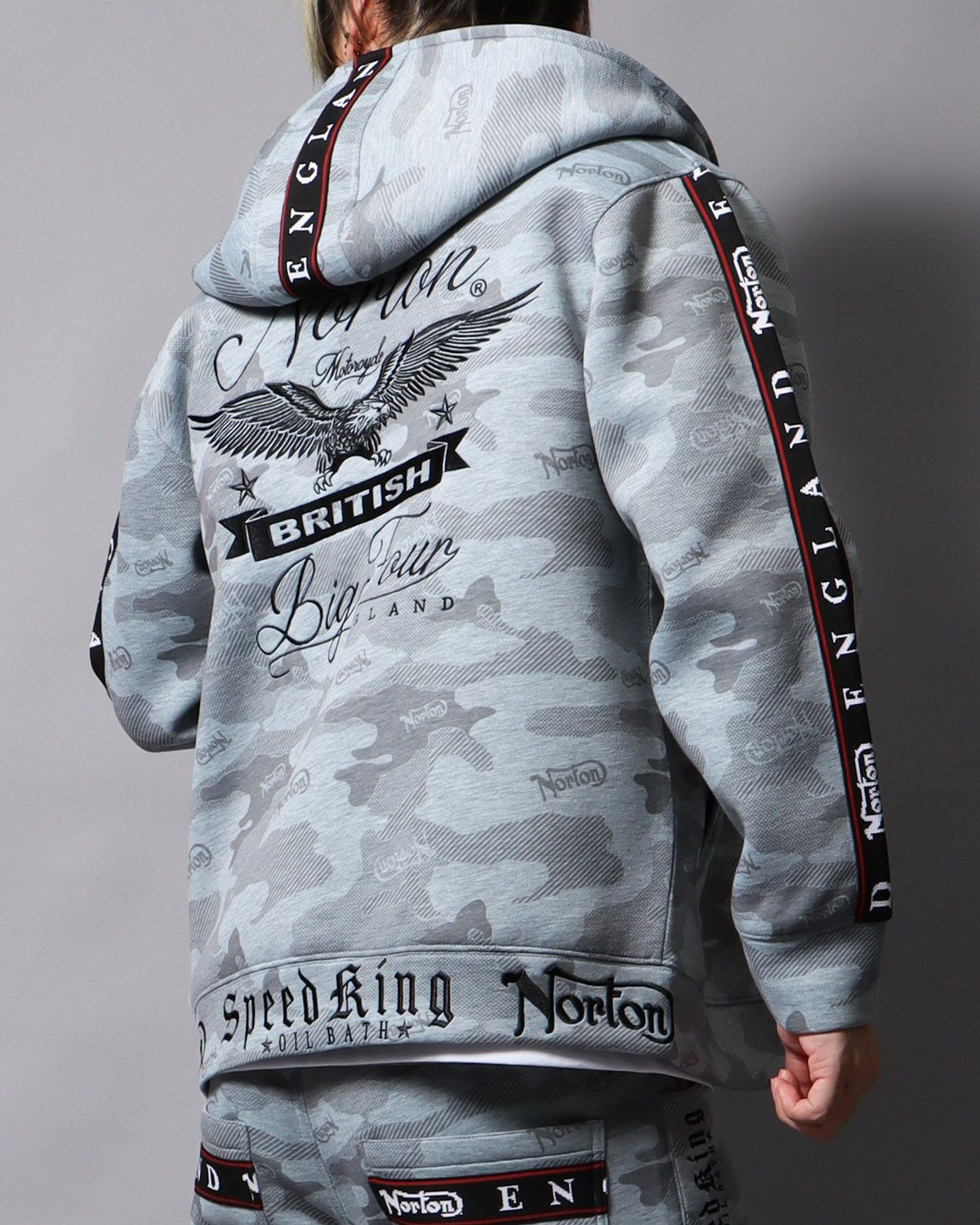 杢グレー：178cm/75kg(Lサイズ着用)