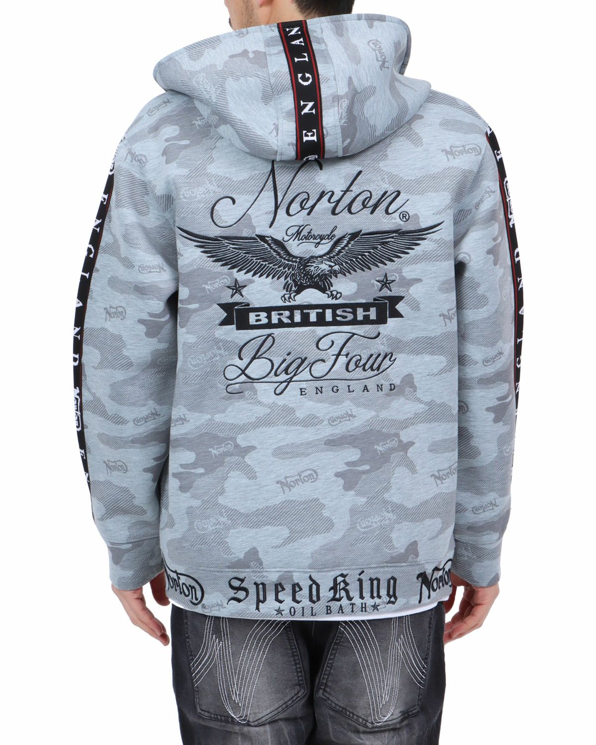 杢グレー：180cm67kg(Lサイズ着用)