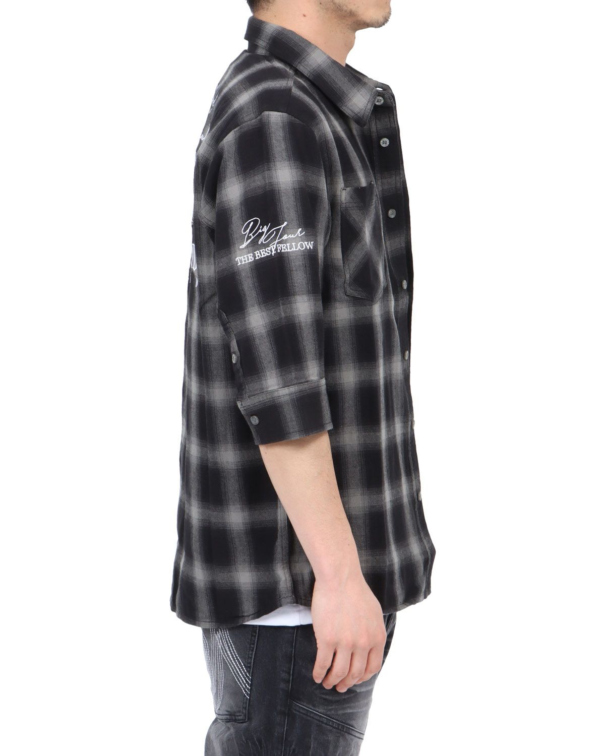 ブラック：180cm67kg(Lサイズ着用)