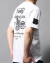 ホワイト：178cm/75kg(Lサイズ着用)