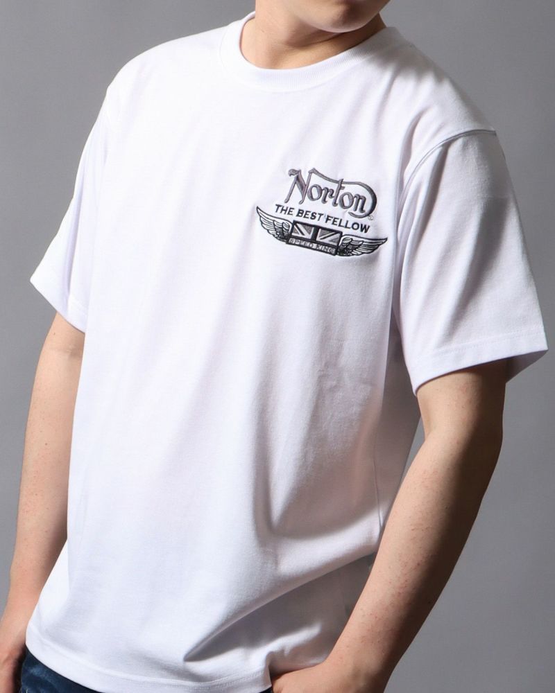 ホワイト：178cm/75kg(Lサイズ着用)