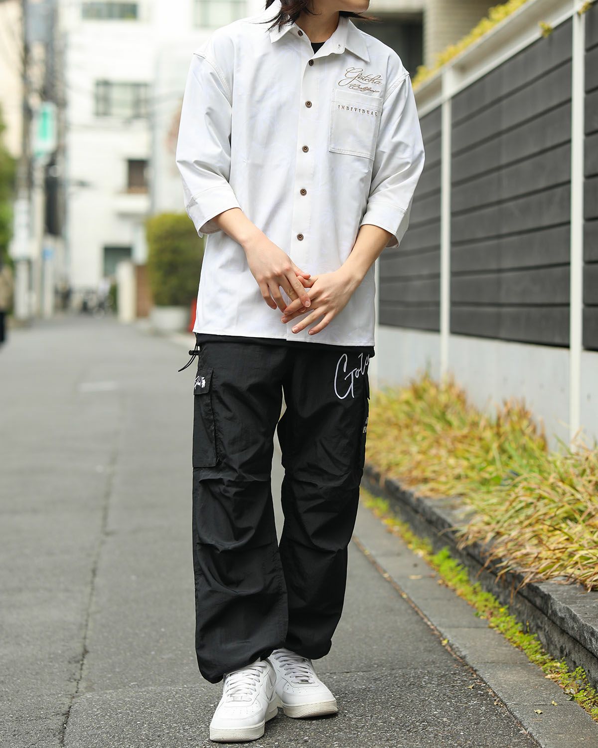 キナリ：168cm55kg(Lサイズ着用)