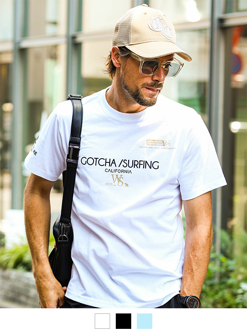 ホワイト：183cm/70kg(Lサイズ着用)