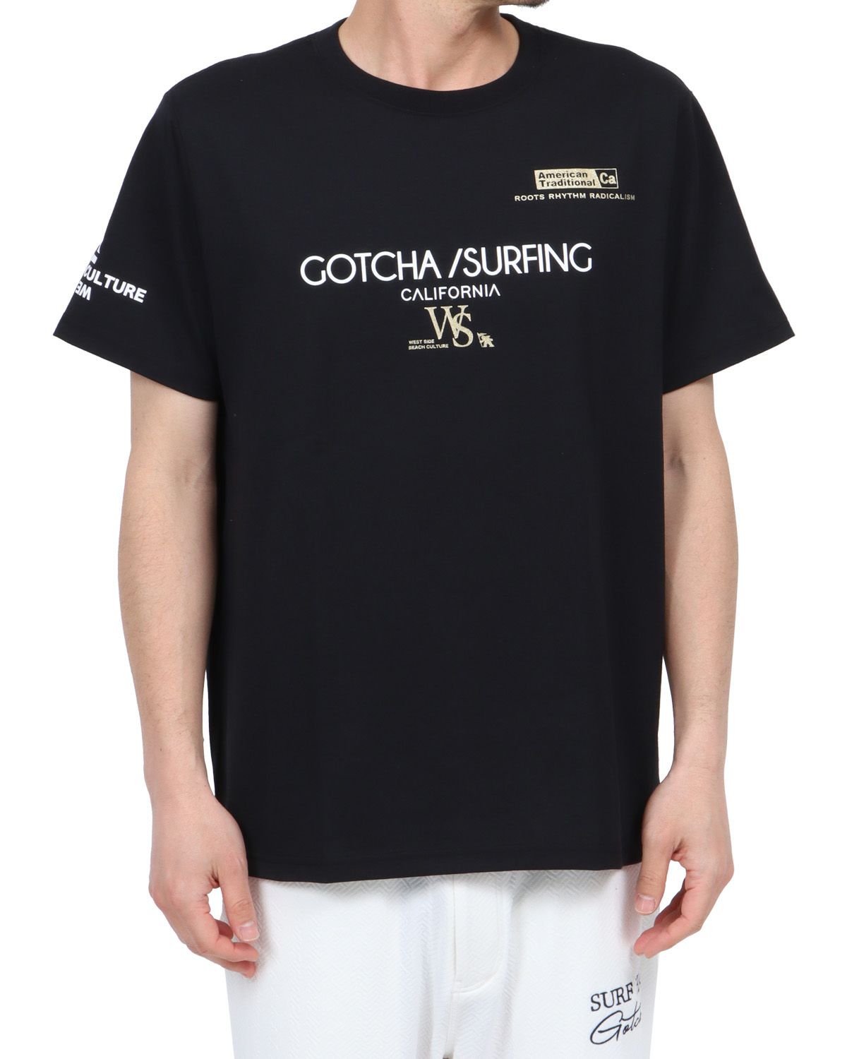 ブラック：180cm67kg(Lサイズ着用)