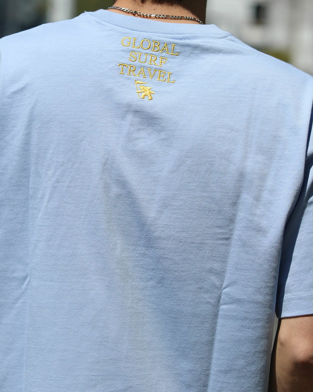 ブルー：180cm67kg(Lサイズ着用)