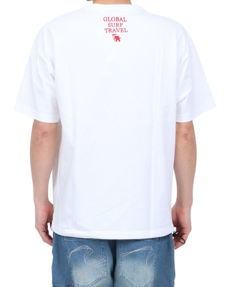 ホワイト：180cm67kg(Lサイズ着用)