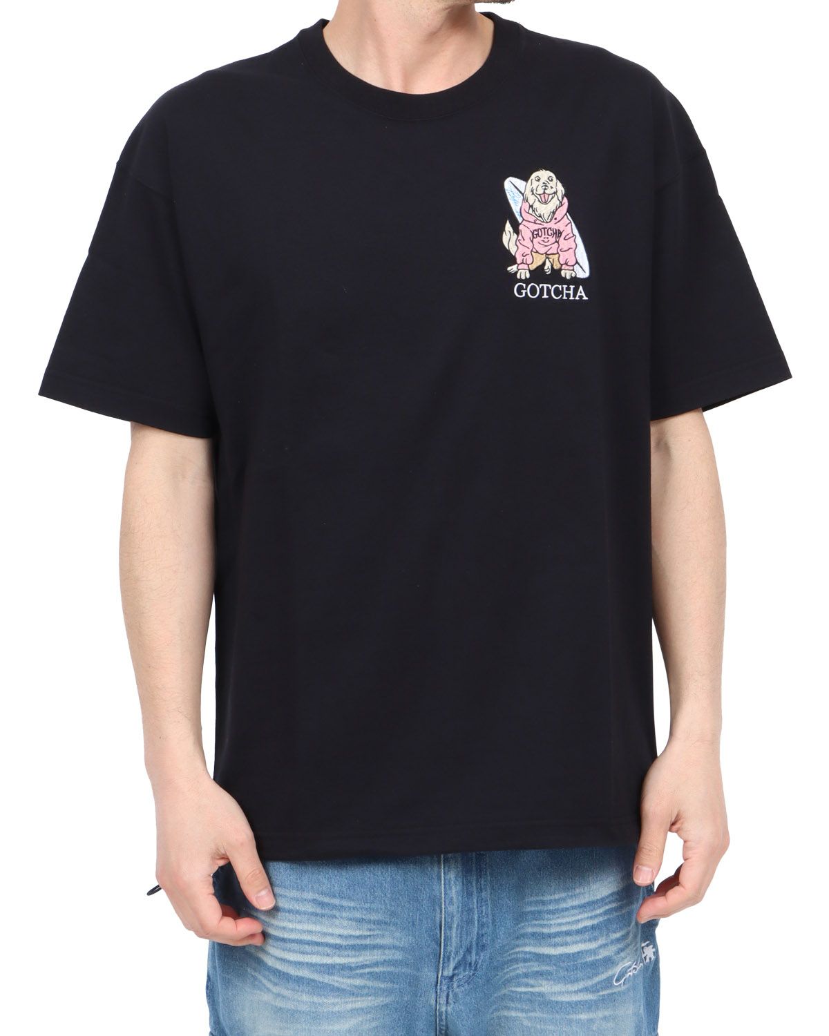 ブラック：180cm67kg(Lサイズ着用)