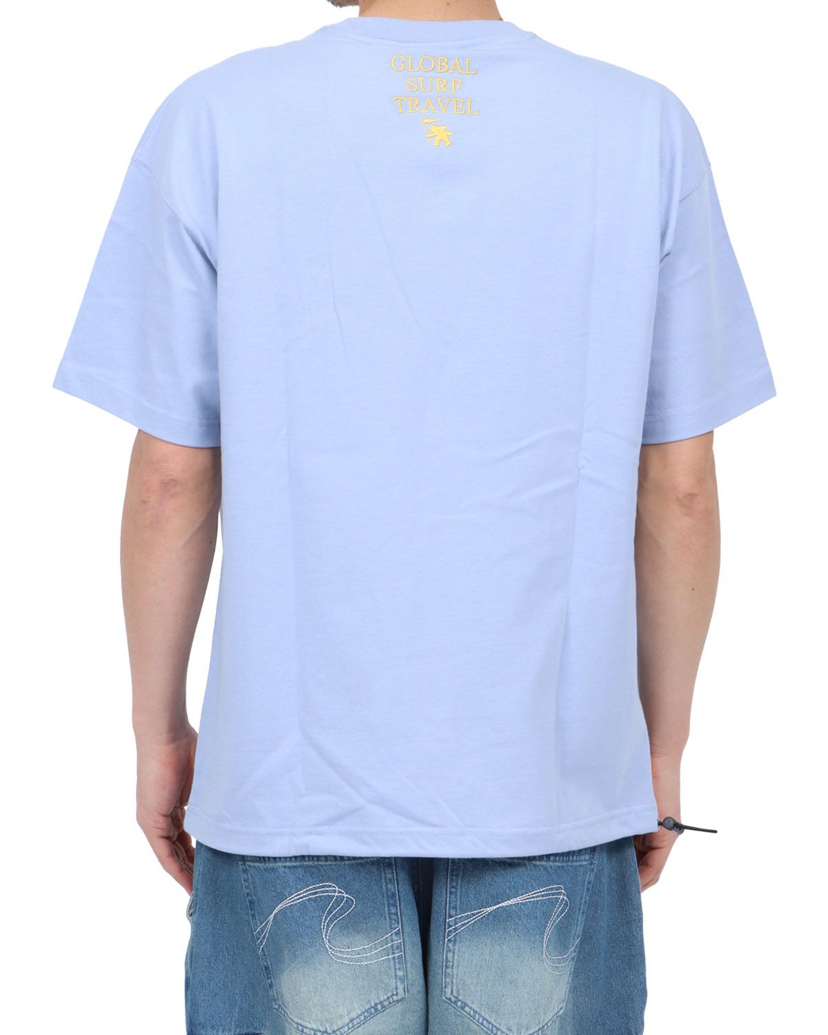 ブルー：180cm67kg(Lサイズ着用)