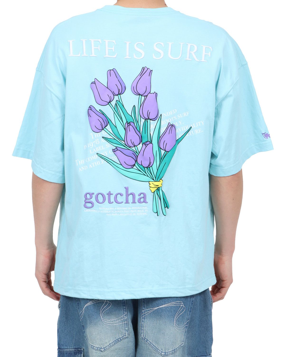 ミントグリーン：180cm67kg(Lサイズ着用)