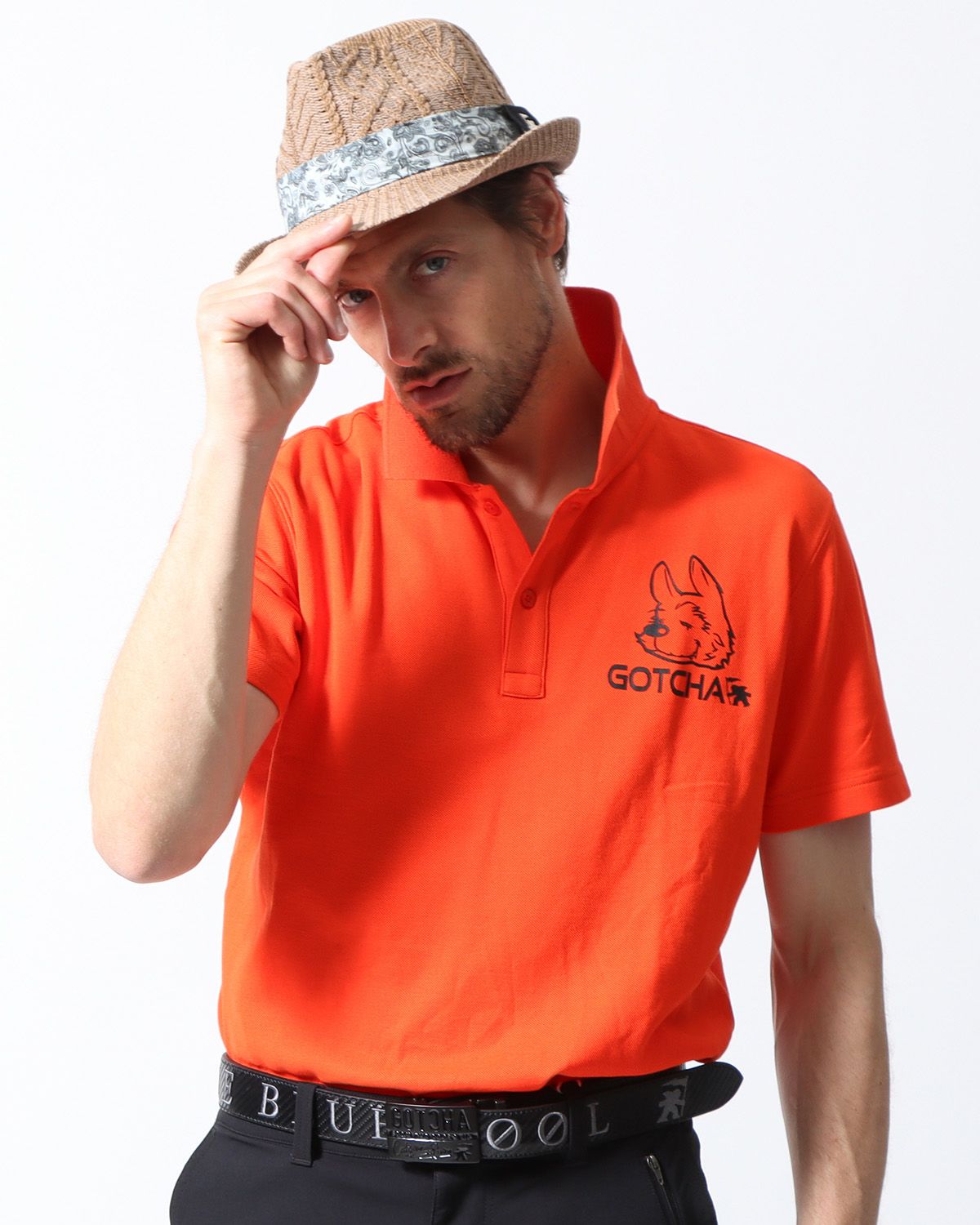 オレンジ：183cm70kg(Lサイズ着用)