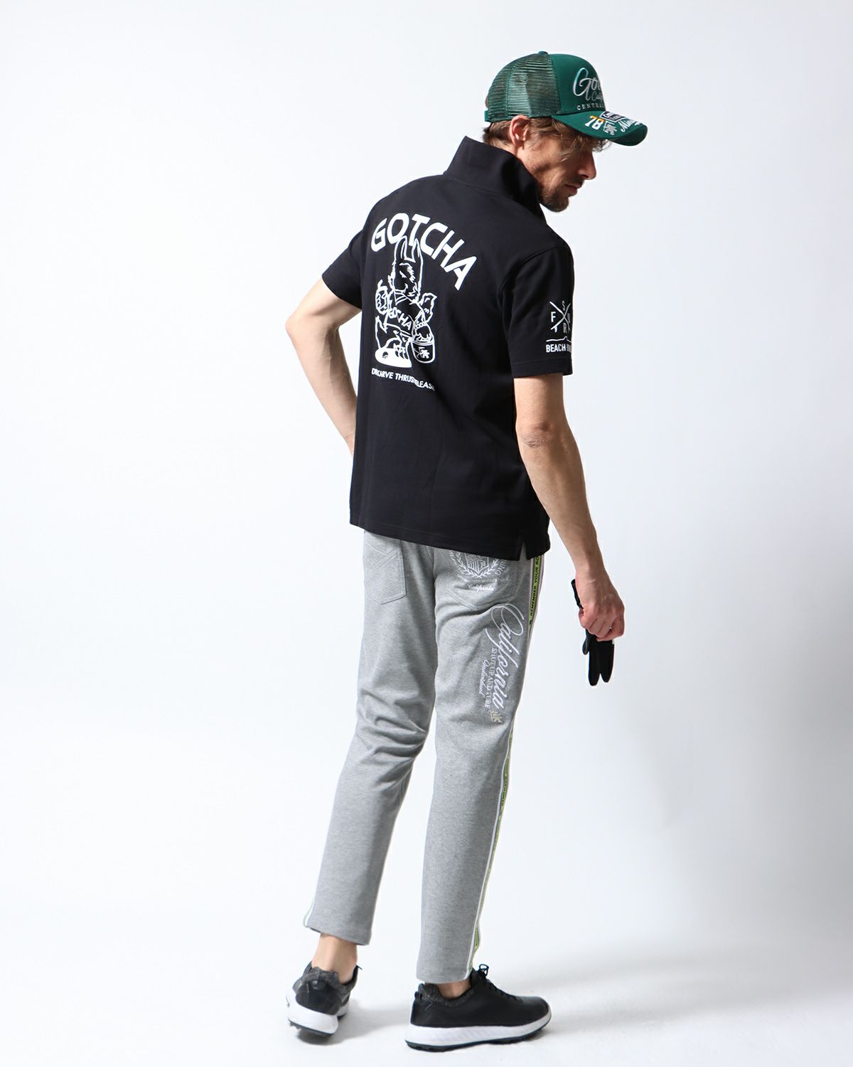 ブラック：183cm70kg(Lサイズ着用)